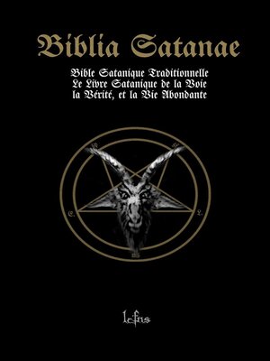 cover image of Biblia Satanae